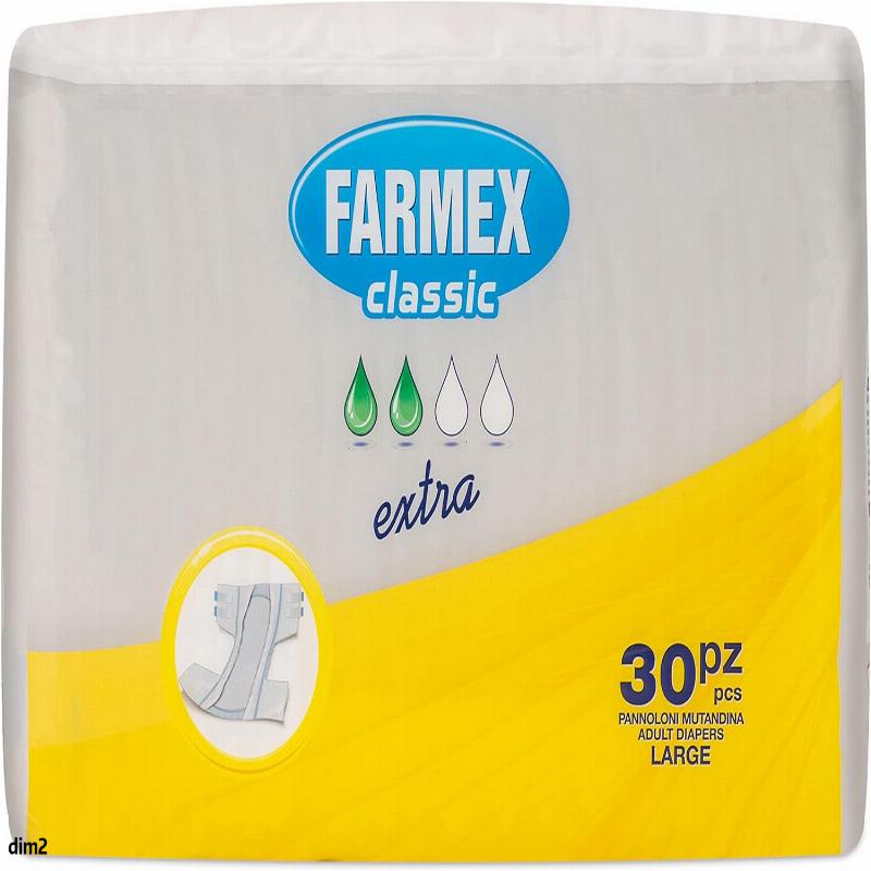 Підгузки для дорослих FARMEX Classic EXTRA - розмір L